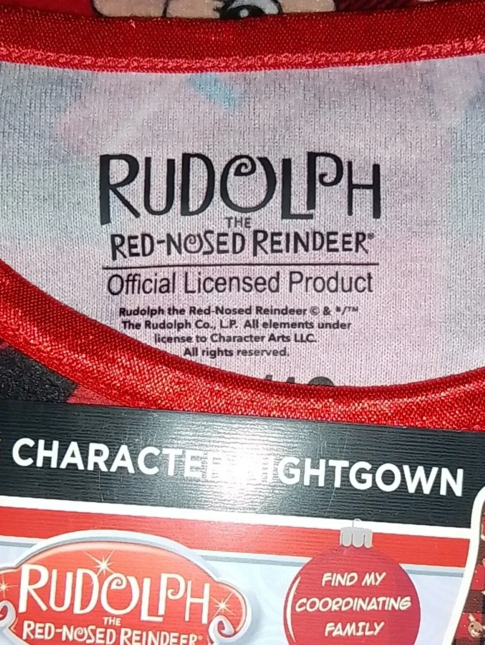 Rudolph Red Nosed Reindeer Kids Nightgown - Official Licensed